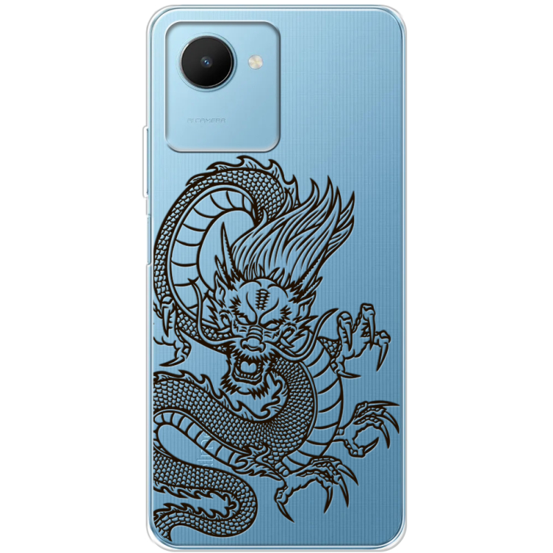 Прозрачный чехол BoxFace Realme C30s Chinese Dragon