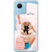 Прозрачный чехол BoxFace Realme C30s Travel Girl