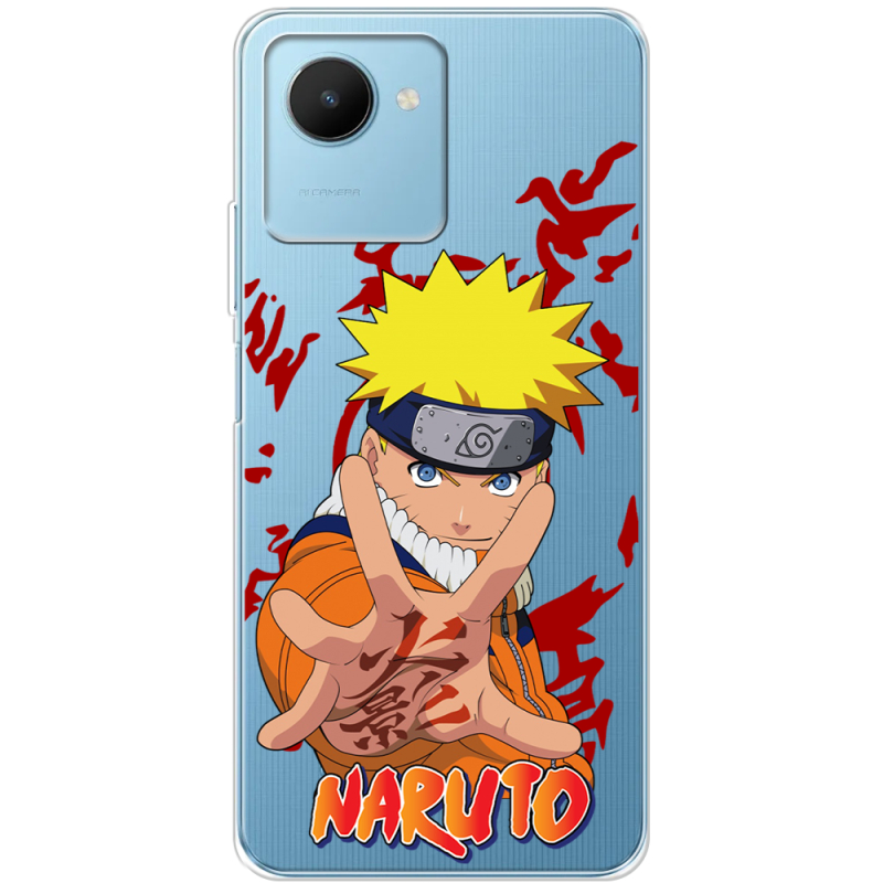 Прозрачный чехол BoxFace Realme C30s Naruto