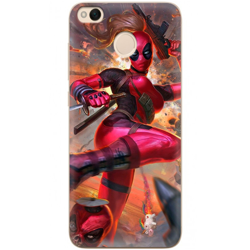 Чехол Uprint Xiaomi Redmi 4x Woman Deadpool