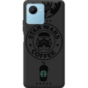 Черный чехол BoxFace Realme C30s Dark Coffee