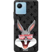 Черный чехол BoxFace Realme C30s looney bunny