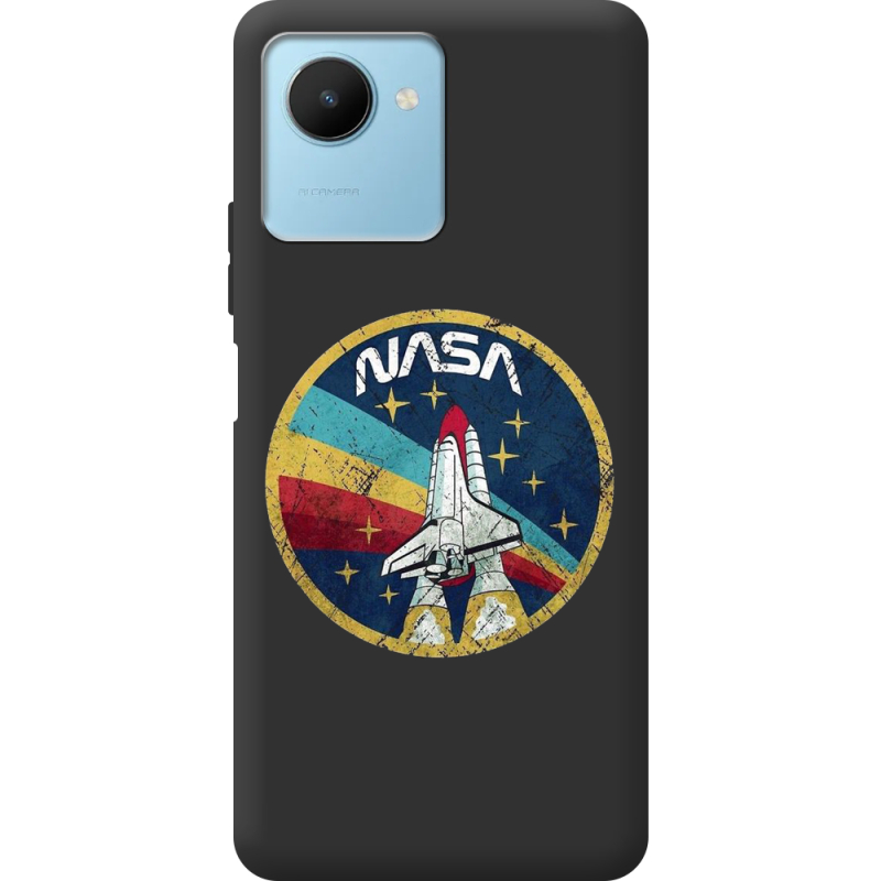 Черный чехол BoxFace Realme C30s NASA