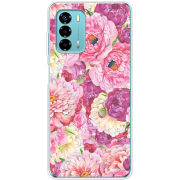 Чехол BoxFace ZTE Blade V40 Vita Pink Peonies