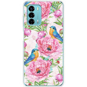 Чехол BoxFace ZTE Blade V40 Vita Birds and Flowers