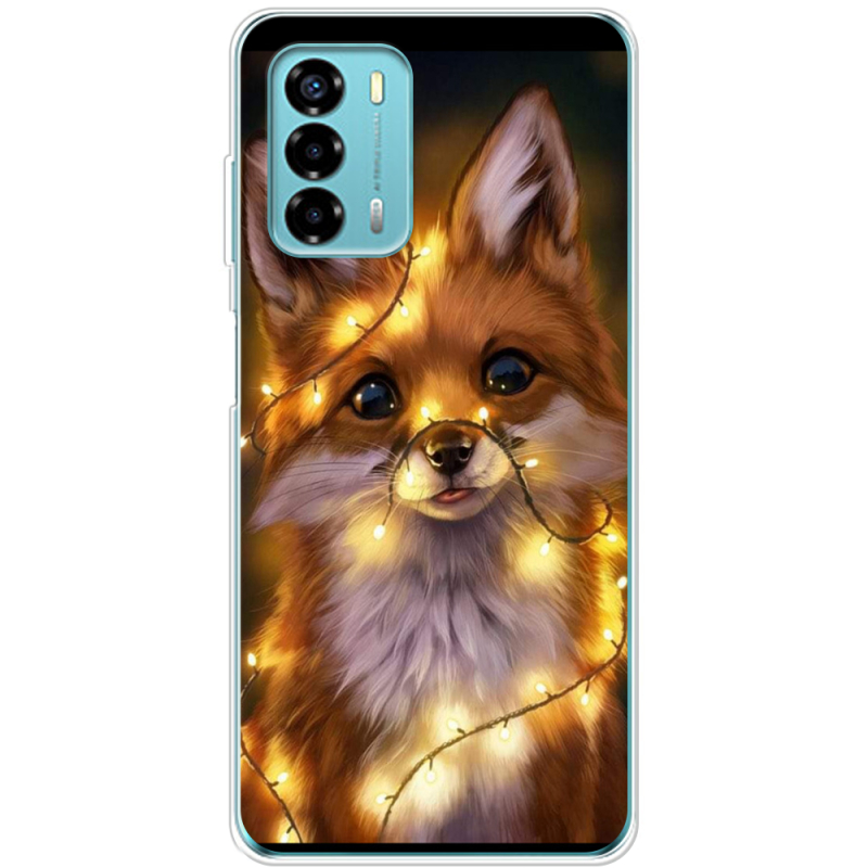 Чехол BoxFace ZTE Blade V40 Vita Різдвяна лисичка