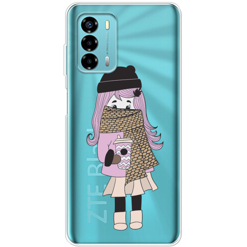 Прозрачный чехол BoxFace ZTE Blade V40 Vita Winter Morning Girl