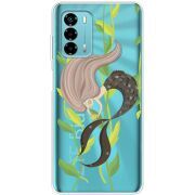 Прозрачный чехол BoxFace ZTE Blade V40 Vita Cute Mermaid