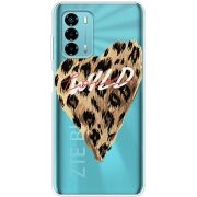 Прозрачный чехол BoxFace ZTE Blade V40 Vita Wild Love