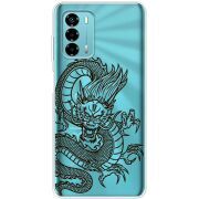 Прозрачный чехол BoxFace ZTE Blade V40 Vita Chinese Dragon