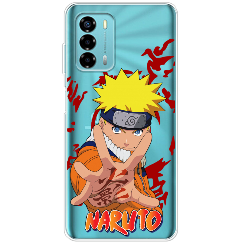 Прозрачный чехол BoxFace ZTE Blade V40 Vita Naruto