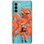 Прозрачный чехол BoxFace ZTE Blade V40 Vita Naruto and Kurama