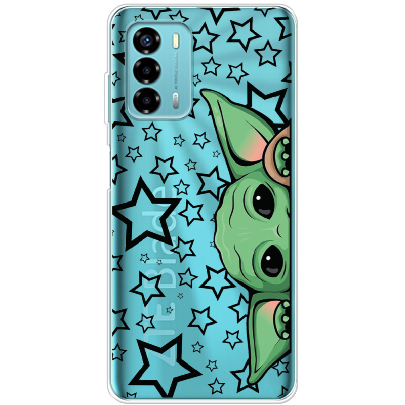 Прозрачный чехол BoxFace ZTE Blade V40 Vita Baby Yoda