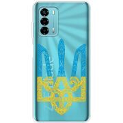 Прозрачный чехол BoxFace ZTE Blade V40 Vita Gold Trident