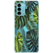 Прозрачный чехол BoxFace ZTE Blade V40 Vita Palm Tree