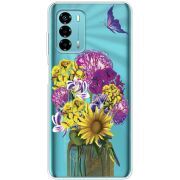 Прозрачный чехол BoxFace ZTE Blade V40 Vita My Bouquet