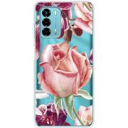 Прозрачный чехол BoxFace ZTE Blade V40 Vita Rose