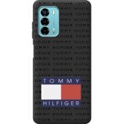 Черный чехол BoxFace ZTE Blade V40 Vita Tommy Print