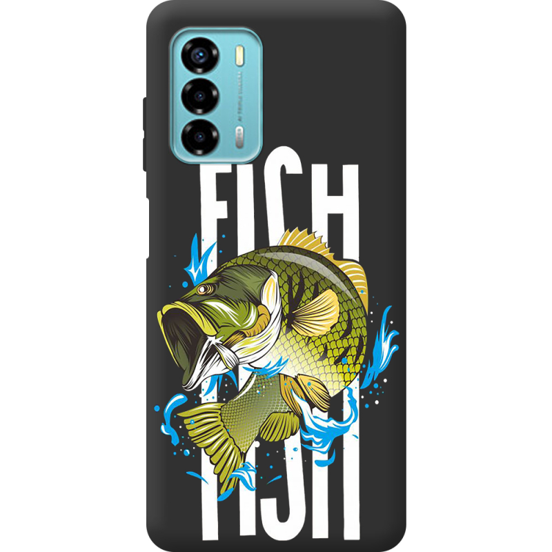 Черный чехол BoxFace ZTE Blade V40 Vita Fish