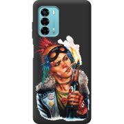 Черный чехол BoxFace ZTE Blade V40 Vita Tanker Girl