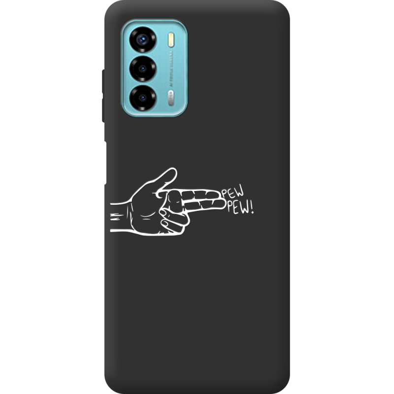 Черный чехол BoxFace ZTE Blade V40 Vita Pew Pew