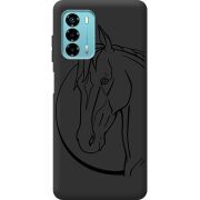 Черный чехол BoxFace ZTE Blade V40 Vita Horse