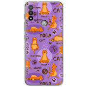 Чехол BoxFace Motorola E20 Yoga Cat