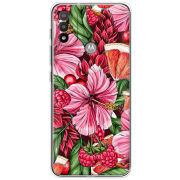 Чехол BoxFace Motorola E20 Tropical Flowers