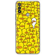 Чехол BoxFace Motorola E20 Yellow Ducklings