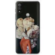 Чехол BoxFace Motorola E20 Exquisite White Flowers