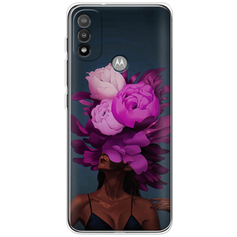 Чехол BoxFace Motorola E20 Exquisite Purple Flowers