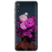 Чехол BoxFace Motorola E20 Exquisite Purple Flowers