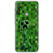 Чехол BoxFace Motorola E20 Minecraft Creeper