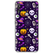 Чехол BoxFace Motorola E20 Halloween Purple Mood