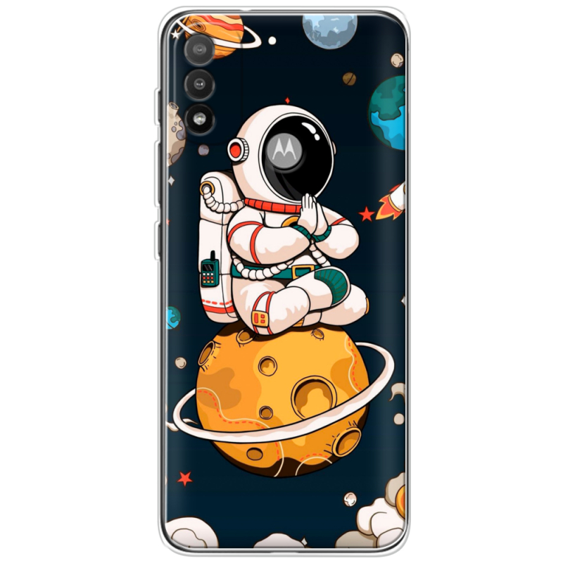 Чехол BoxFace Motorola E20 Astronaut