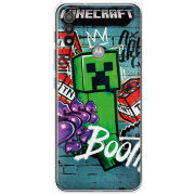 Чехол BoxFace Motorola E20 Minecraft Graffiti
