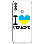 Чехол BoxFace Motorola E20 I love Ukraine