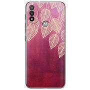 Чехол BoxFace Motorola E20 Gold Leaves