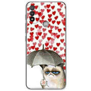 Чехол BoxFace Motorola E20 Raining Hearts