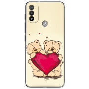 Чехол BoxFace Motorola E20 Teddy Bear Love