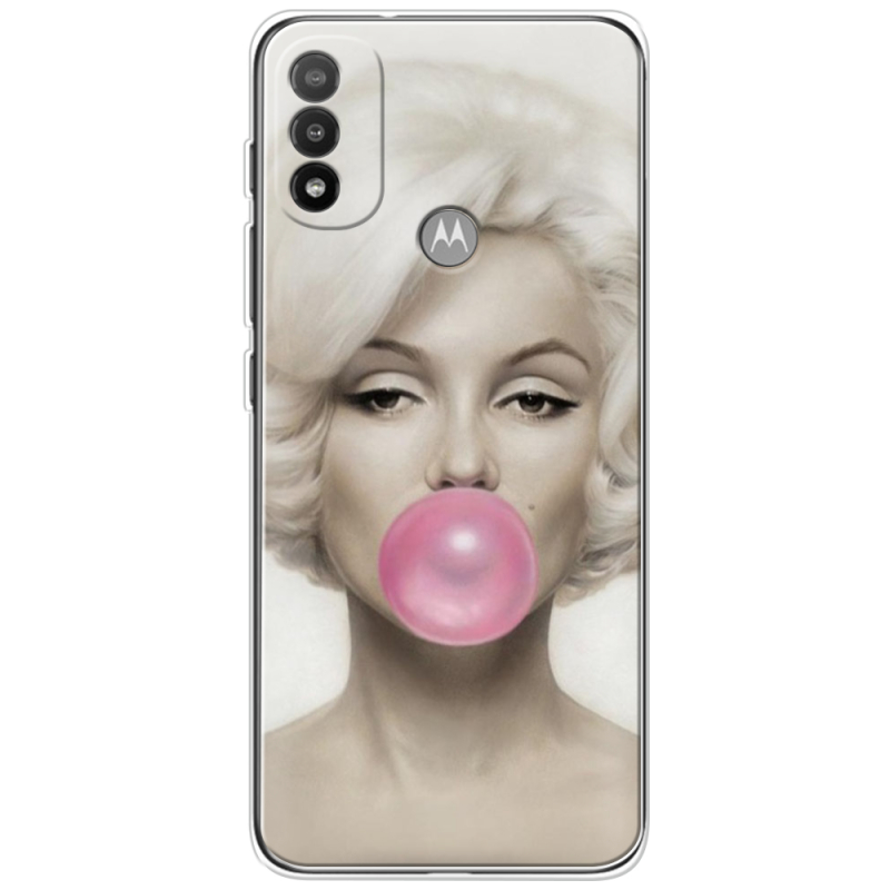 Чехол BoxFace Motorola E20 Marilyn Monroe Bubble Gum