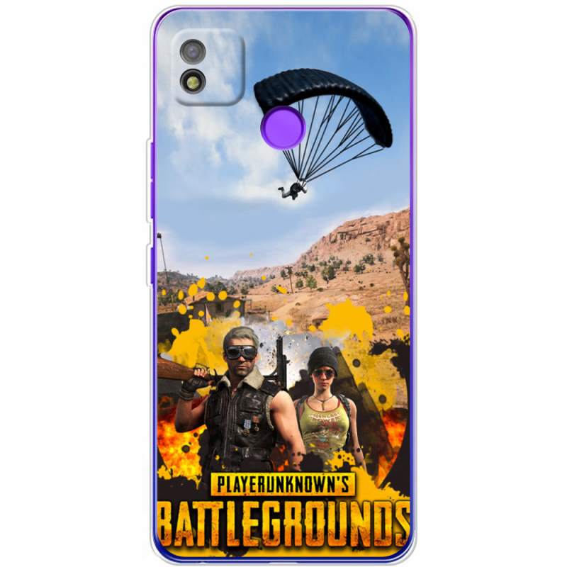 Чехол BoxFace Tecno POP 4 Pubg parachute