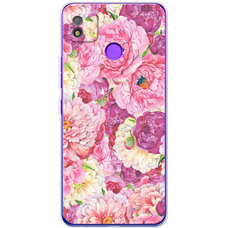 Чехол BoxFace Tecno POP 4 Pink Peonies