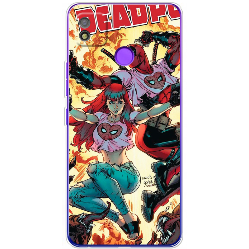 Чехол BoxFace Tecno POP 4 Deadpool and Mary Jane