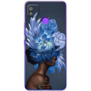 Чехол BoxFace Tecno POP 4 Exquisite Blue Flowers