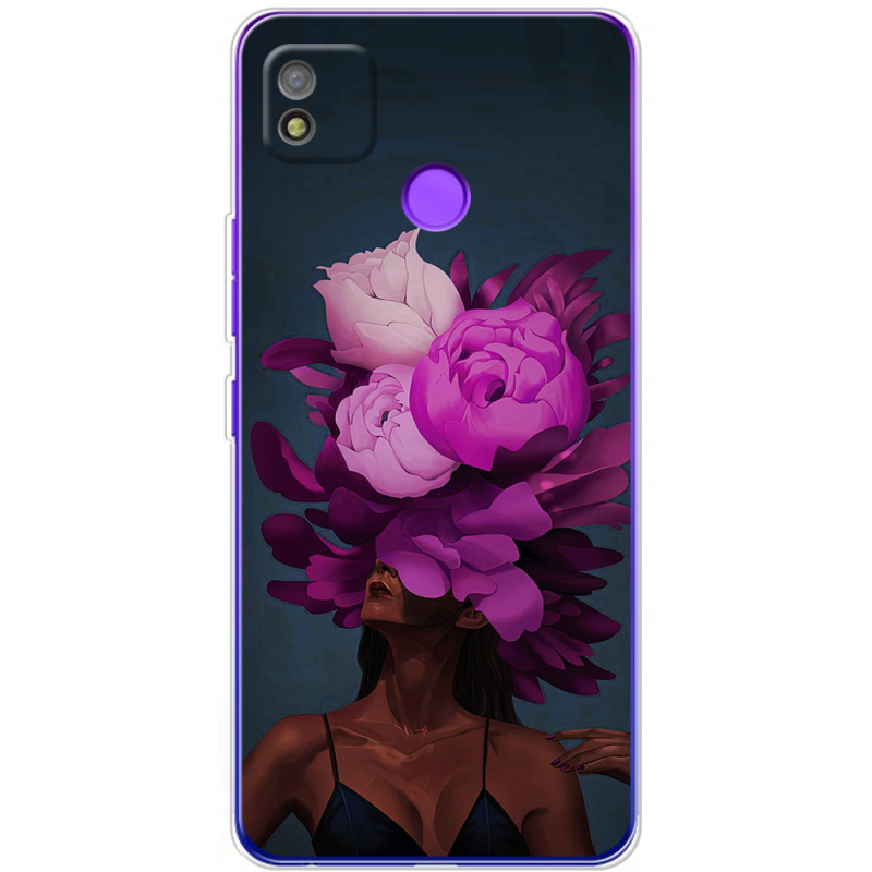 Чехол BoxFace Tecno POP 4 Exquisite Purple Flowers