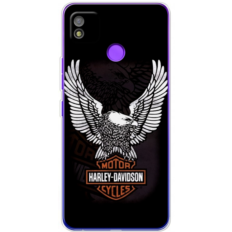 Чехол BoxFace Tecno POP 4 Harley Davidson and eagle