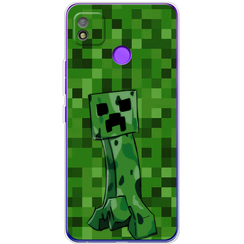 Чехол BoxFace Tecno POP 4 Minecraft Creeper