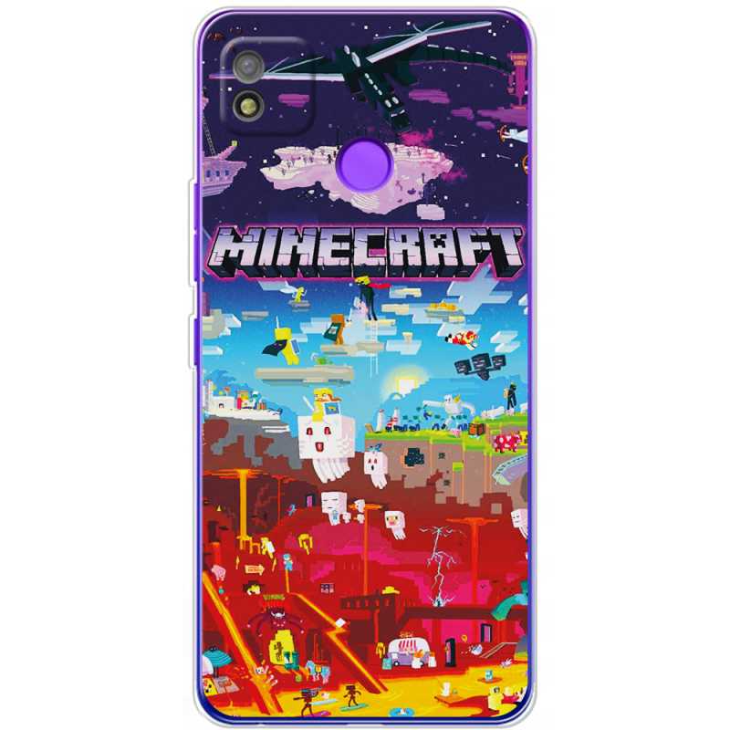 Чехол BoxFace Tecno POP 4 Minecraft World Beyond