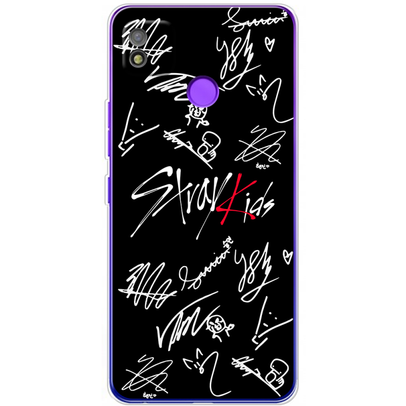 Чехол BoxFace Tecno POP 4 Stray Kids автограф